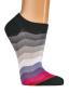 Preview: 6 Paar TippTexx 24 Damen Sneakersocken Regenbogen
